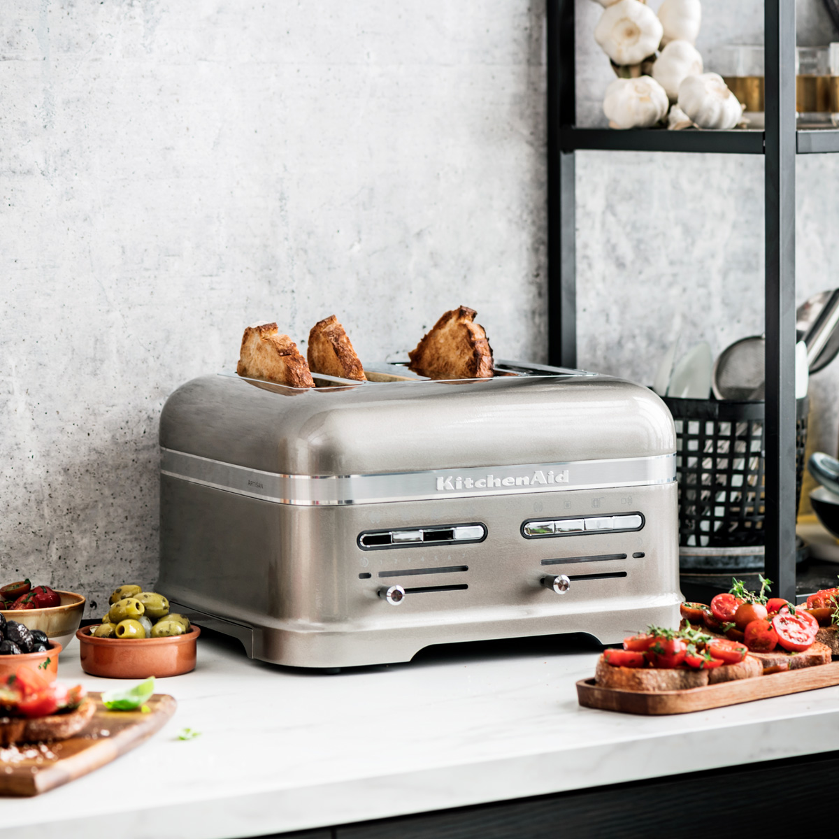 KitchenAid Artisan Toaster, silver grey, 5KMT2204EMS 
